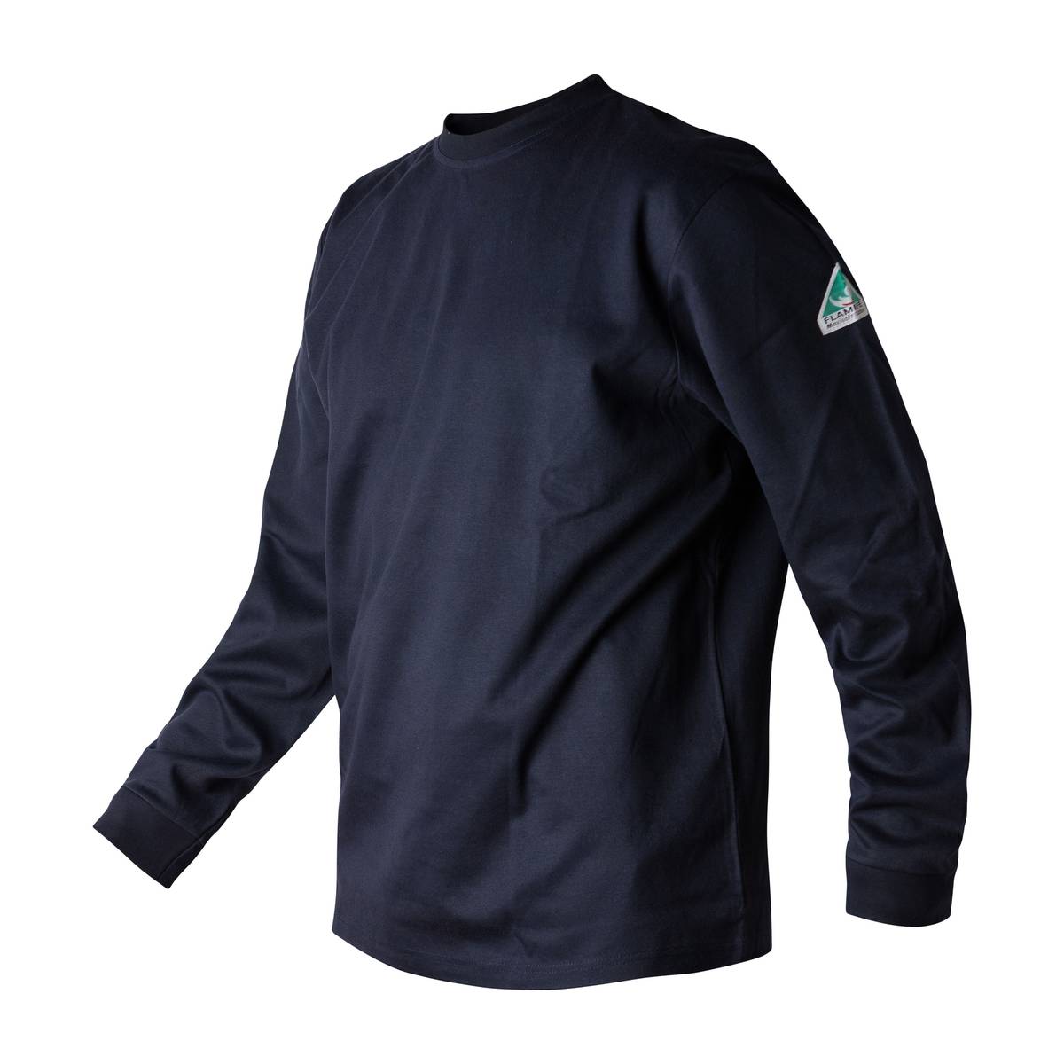 Long Sleeve T-Shirt CAT 2 - Flame Resistant Cotton Navy