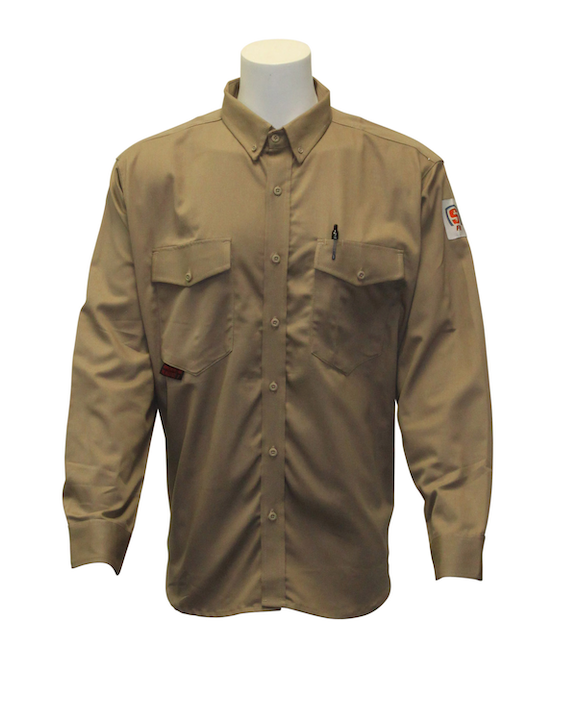 Stanco 7oz. FR Deluxe Button-Down Collar Shirt - Tan (FRCN412-TN)