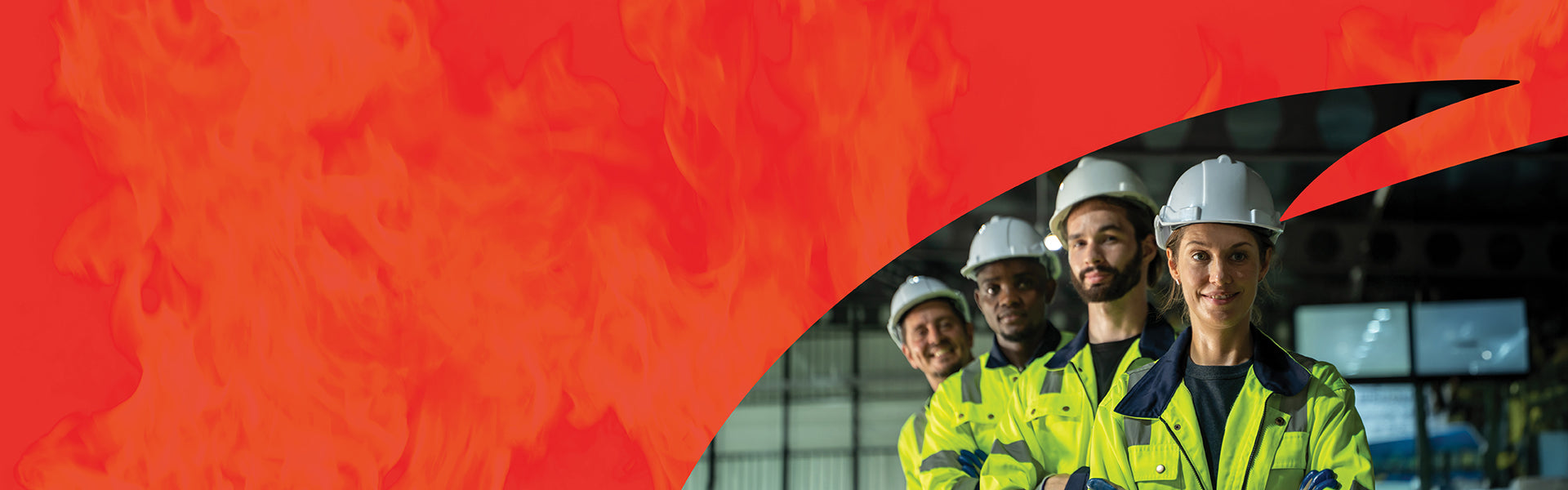 Safety workwear contact support