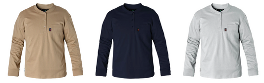 Henley cotton t-shirts