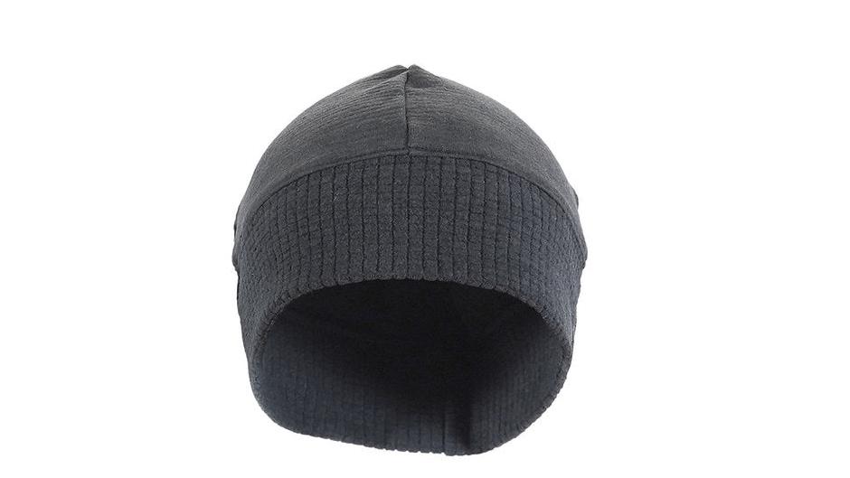 A fleece beanie. It's designed to be flame-resistant and provides warmth and protection for workers in hazardous environments.