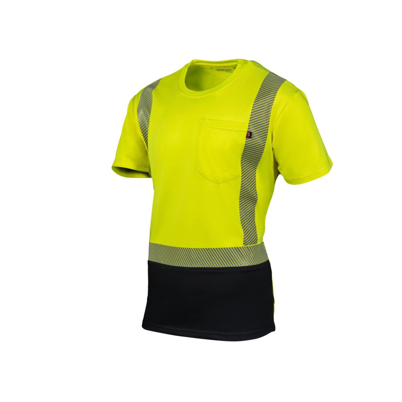 This short sleeve shirt is flame-resistant and provides protection against arc flashes and other workplace hazards. It's perfect for construction workers, road crews, and traffic control personnel.